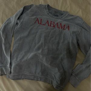 Super Soft University of Alabama Sweatshirt. Crimson red and grey. Size Small